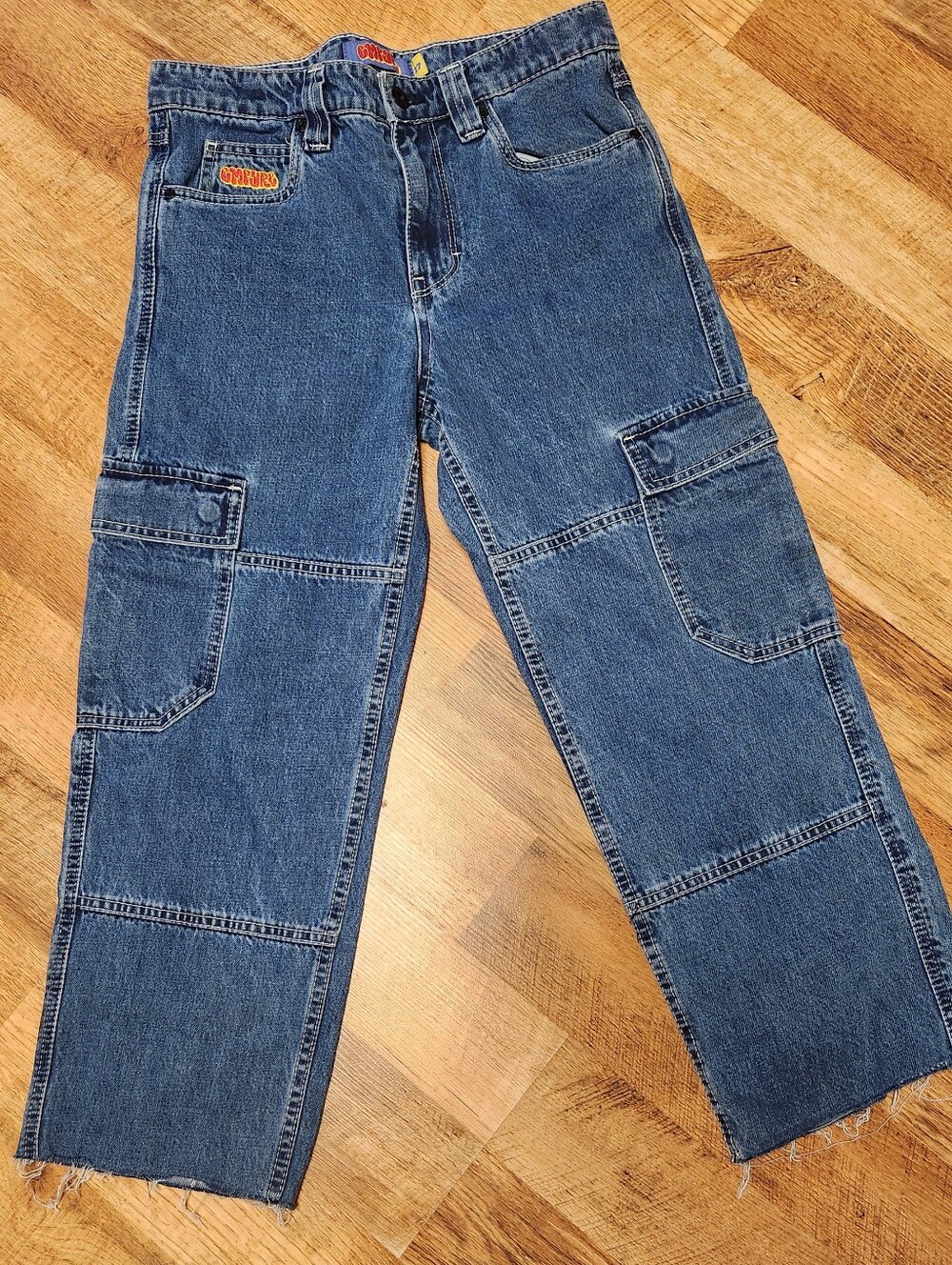 Empyre Womens Denim Cargo Pants, Size 27